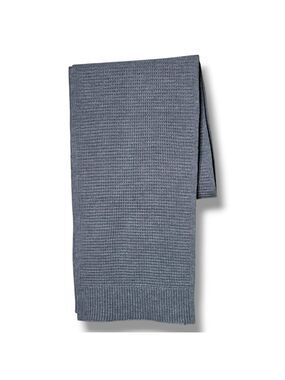BANANA REPUBLIC 100% Extra Fine Merino Wool Washable Stretchy Scarf 70” Length